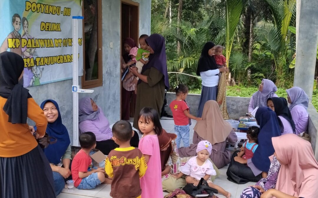 Menyegarkan Jiwa di Posyandu Delima Kampung Palawija Desa Tanjungbarang