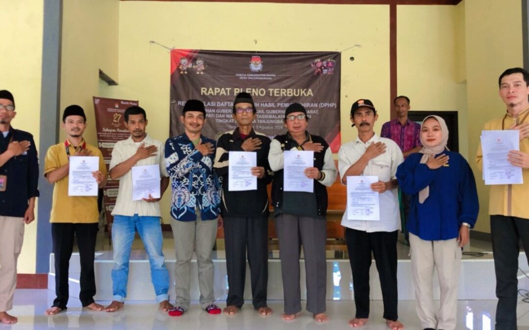 Desa Tanjungbarang Siap Sukseskan Pesta Demokrasi 2024