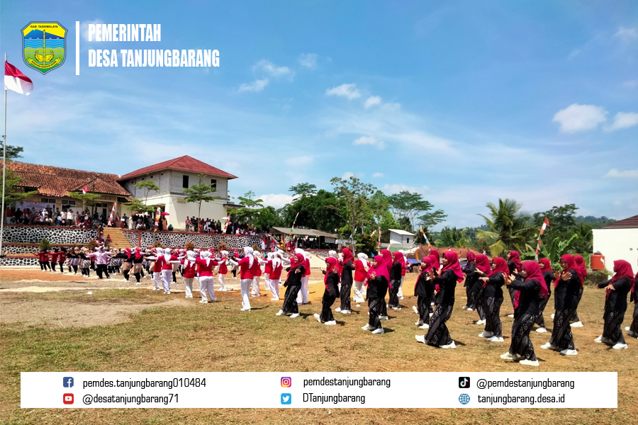 Meriahkan HUT RI ke-79, Enam Kampung di Tanjungbarang Bersatu dalam Lomba Senam Duriat Tasik yang Spektakuler