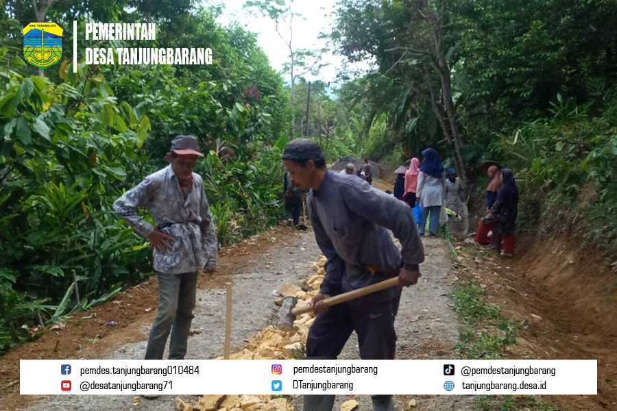 Kegiatan Persiapan Pembangunan Jalan di Kampung Keboncau