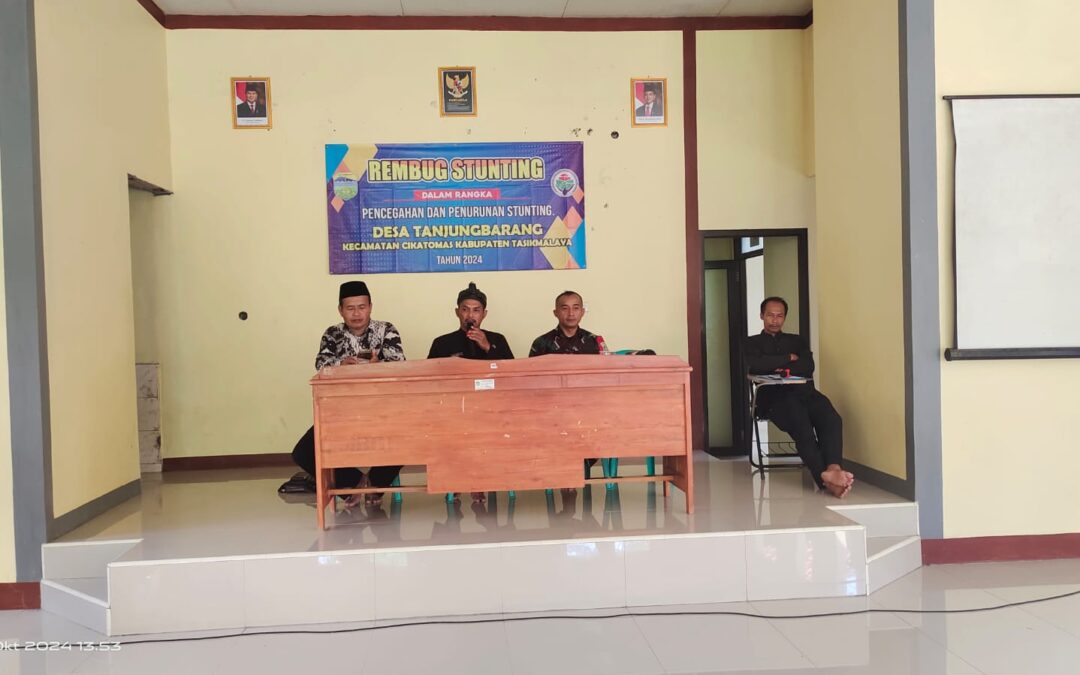 Rembug Stunting: Membangun Kesadaran Bersama untuk Generasi Sehat di Desa Tanjungbarang