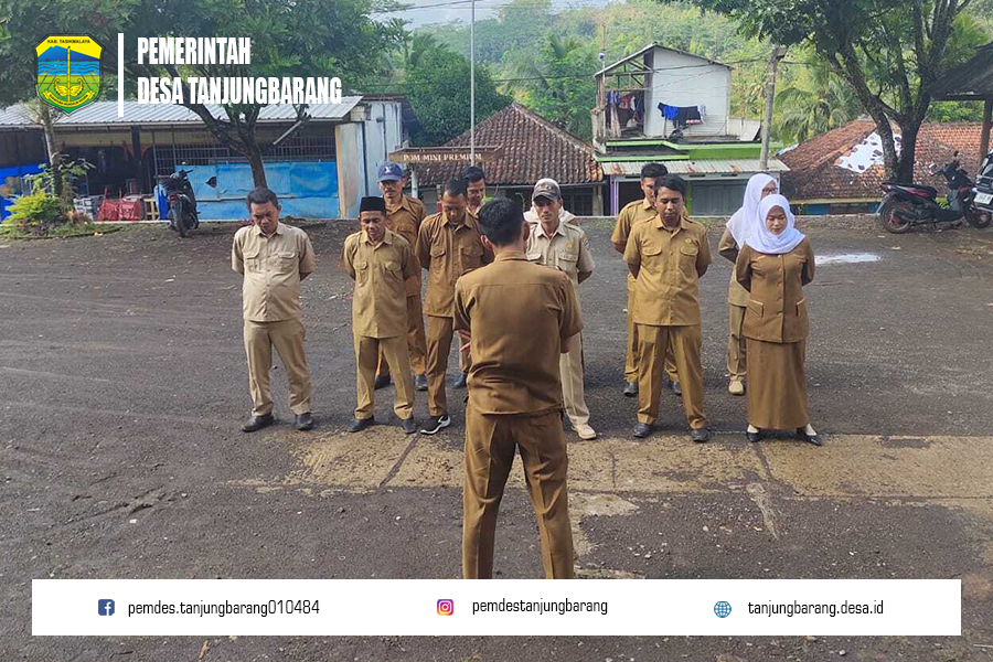 Apel Pagi Pemerintah Desa Tanjungbarang: Senin Pagi Yang Penuh Berkah