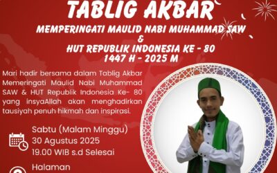 Memperingati Maulid Nabi dan HUT RI ke-80: Tablig Akbar di Desa Tanjungbarang