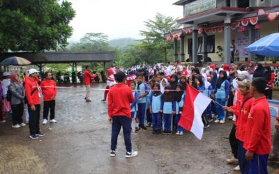 Meriahkan Penutupan 17 Agustus: Jalan Sehat Kemerdekaan di Desa Tanjungbarang