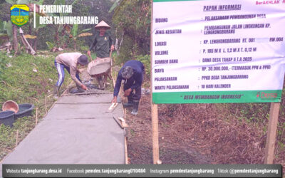 Semangat Sepanjang 185 Meter: Warga Lengkongbarang RT.001, RT.002 dan RT.005 Bersatu Wujudkan Jalan Impian