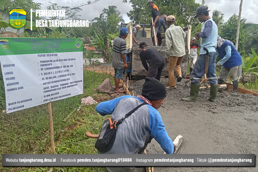 Pembangunan Peningkatan Jalan Desa Ruas Palawija-Gunungbatu: Mewujudkan Akses yang Lebih Baik