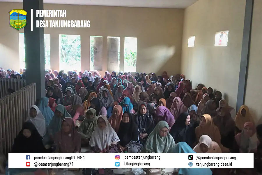 Kegiatan Pengajian Bulanan dan Peringatan Maulid Nabi Muhammad SAW di Tanjungbarang