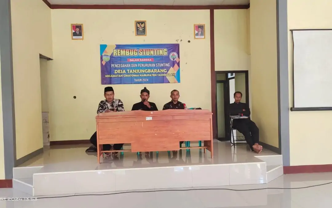 Rembug Stunting: Membangun Kesadaran Bersama untuk Generasi Sehat di Desa Tanjungbarang