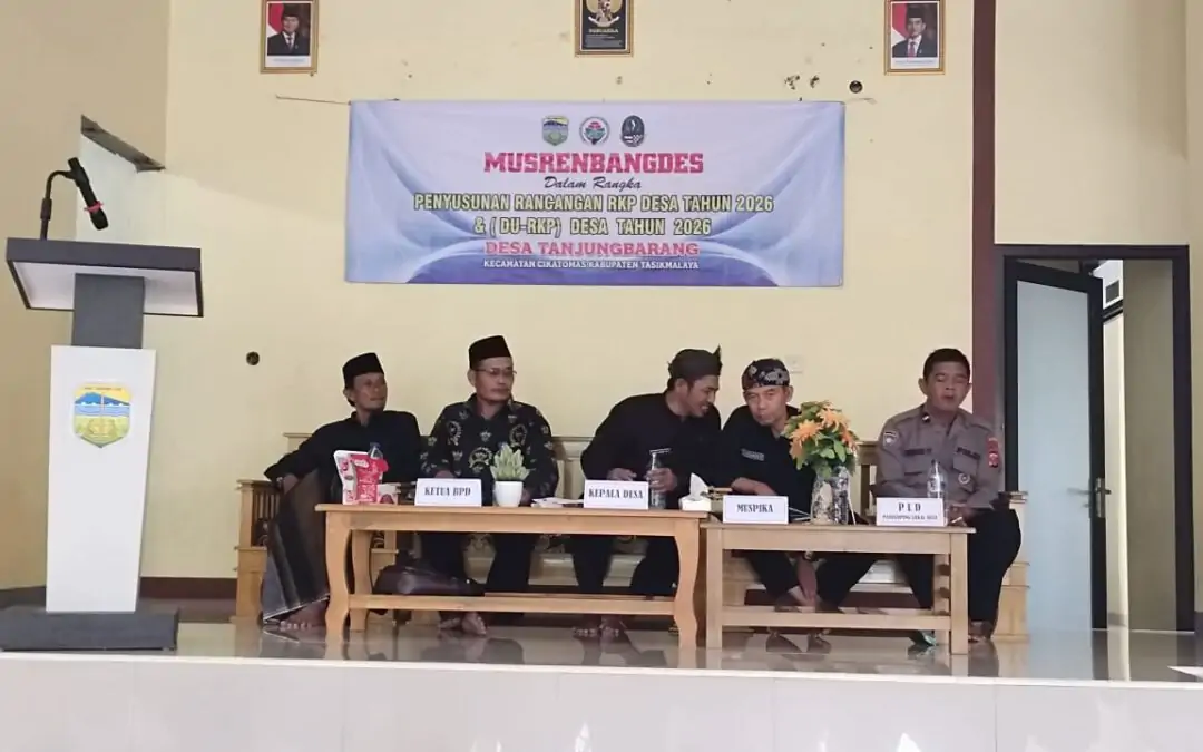 Musrenbangdes Tanjungbarang: Penyusunan RKP Desa 2026 yang Partisipatif dan Inspiratif