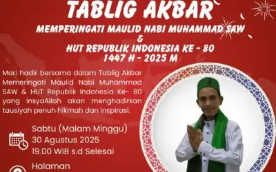 Memperingati Maulid Nabi dan HUT RI ke-80: Tablig Akbar di Desa Tanjungbarang