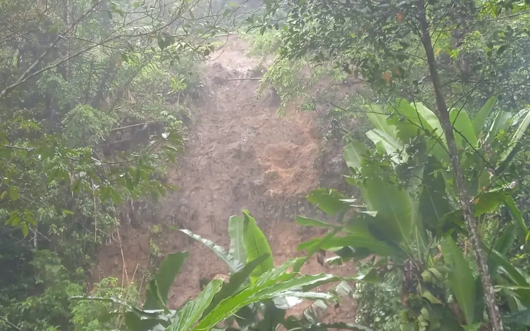 Kunjungan Lapangan Pasca Longsor di Desa Tanjungbarang