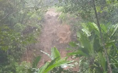 Kunjungan Lapangan Pasca Longsor di Desa Tanjungbarang