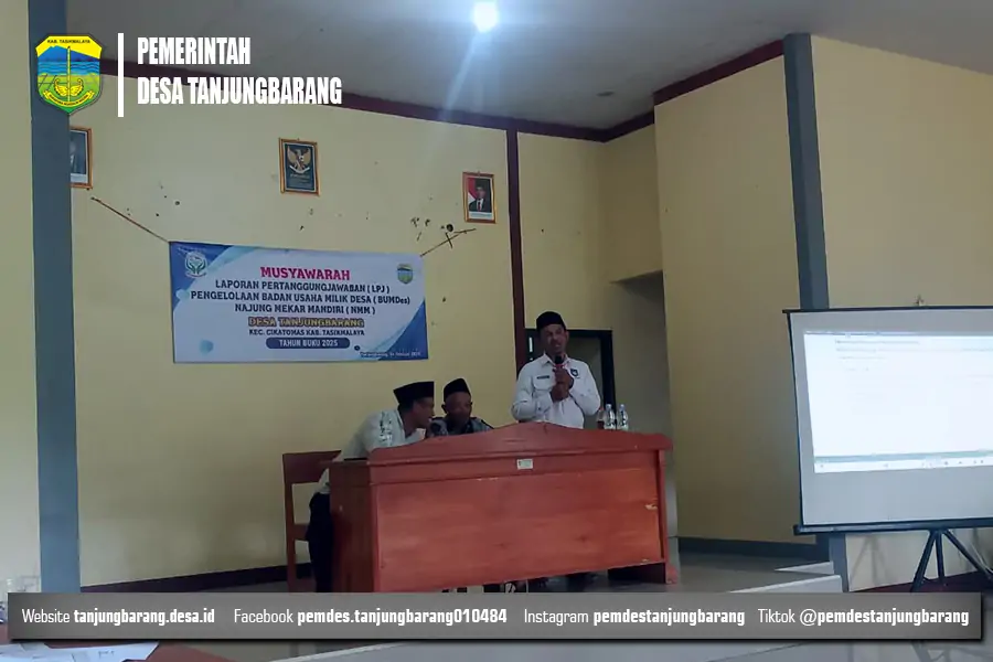 Musyawarah LPJ BUMDes Nanjung Mekar Mandiri Tahun Buku 2025: Meneguhkan Transparansi dan Semangat Kebersamaan